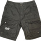 Y2K Rage Cargo Shorts Black Cotton XL