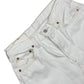 Vintage 501 Levi's Denim Pants White - XS