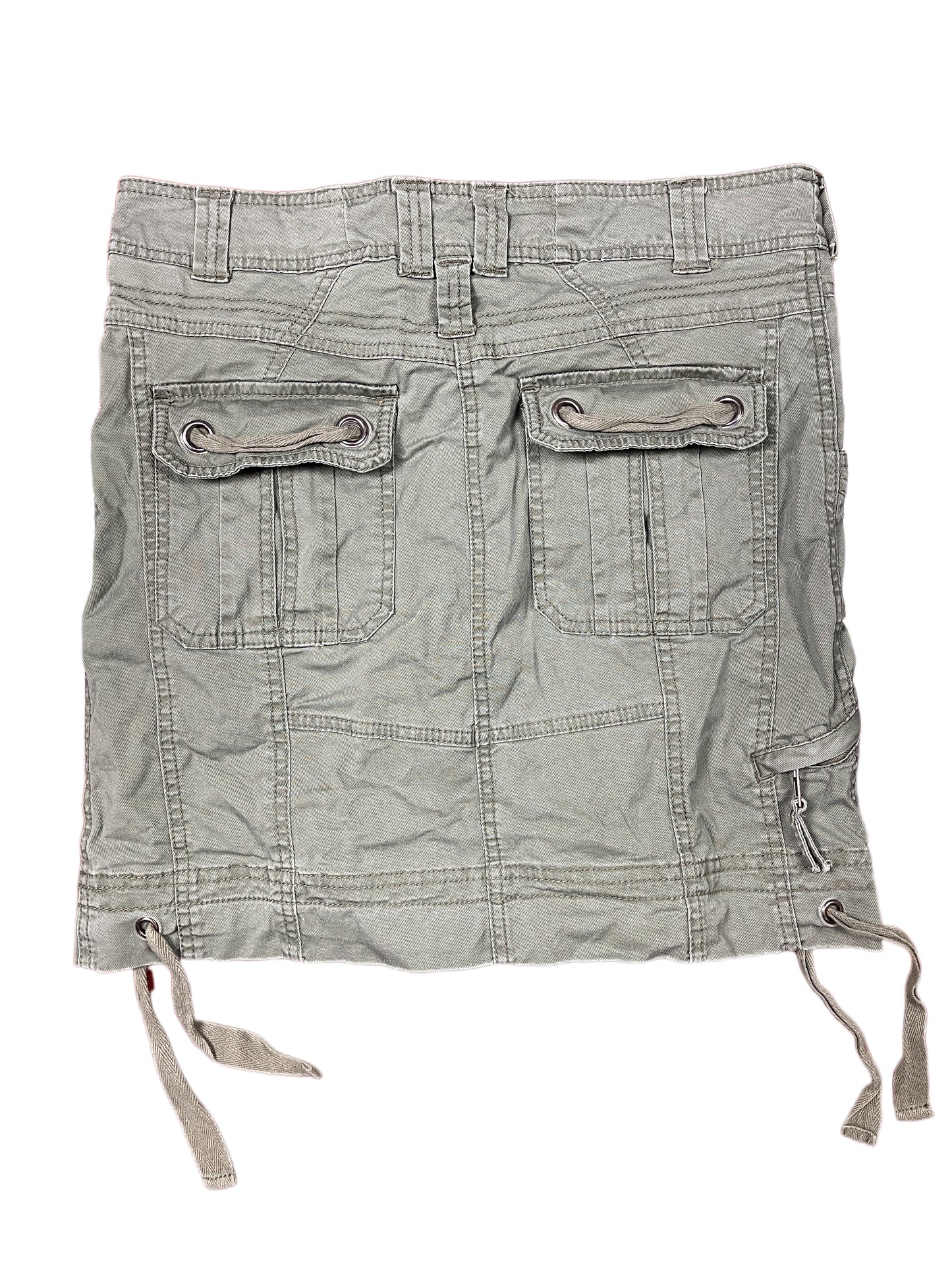 Y2k Bershka Skirt Khaki - M