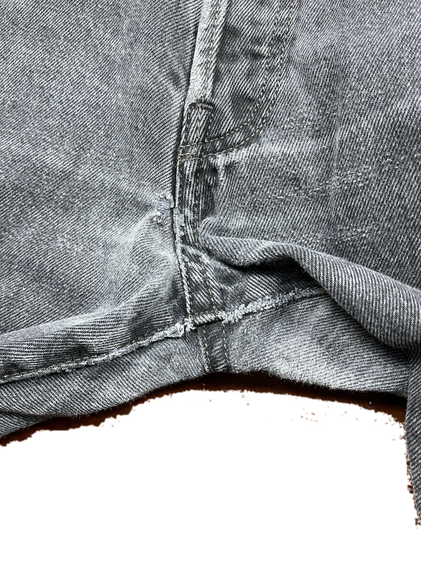 Vintage Levi's 501 Denim Pants Gray - M