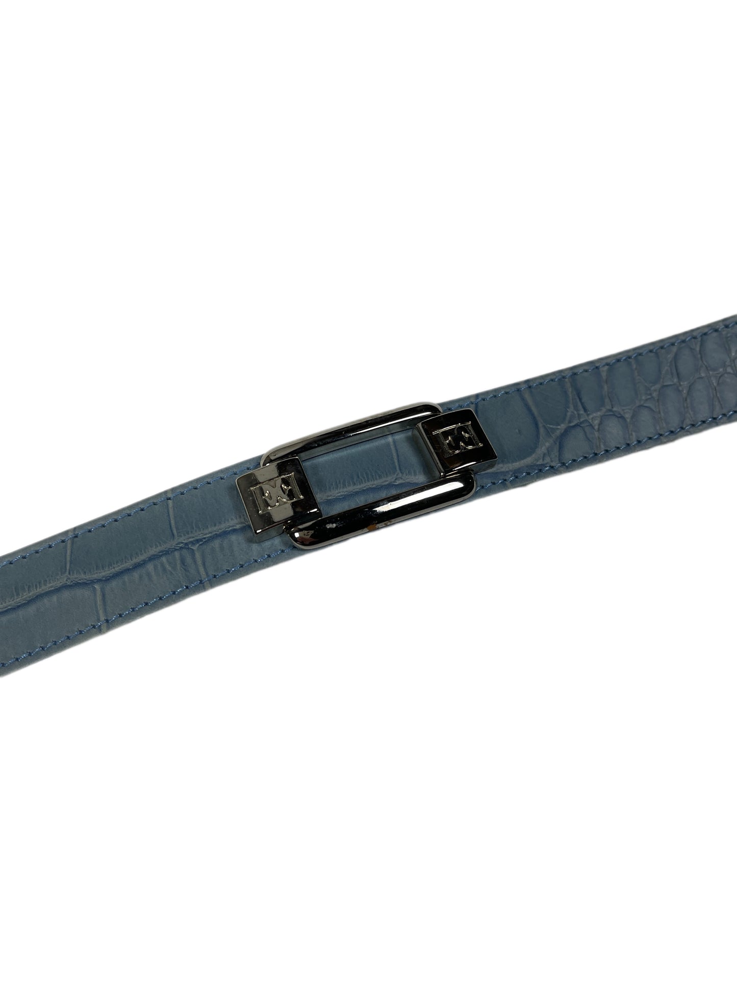 Vintage Escada Leather Belt Blue