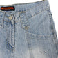 Y2k Activebrd Flared Low Waist Denim Pants Blue - S