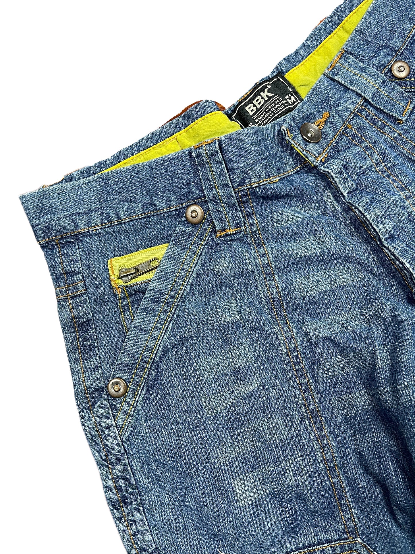 Y2k BBK Denim Jorts Blue - M