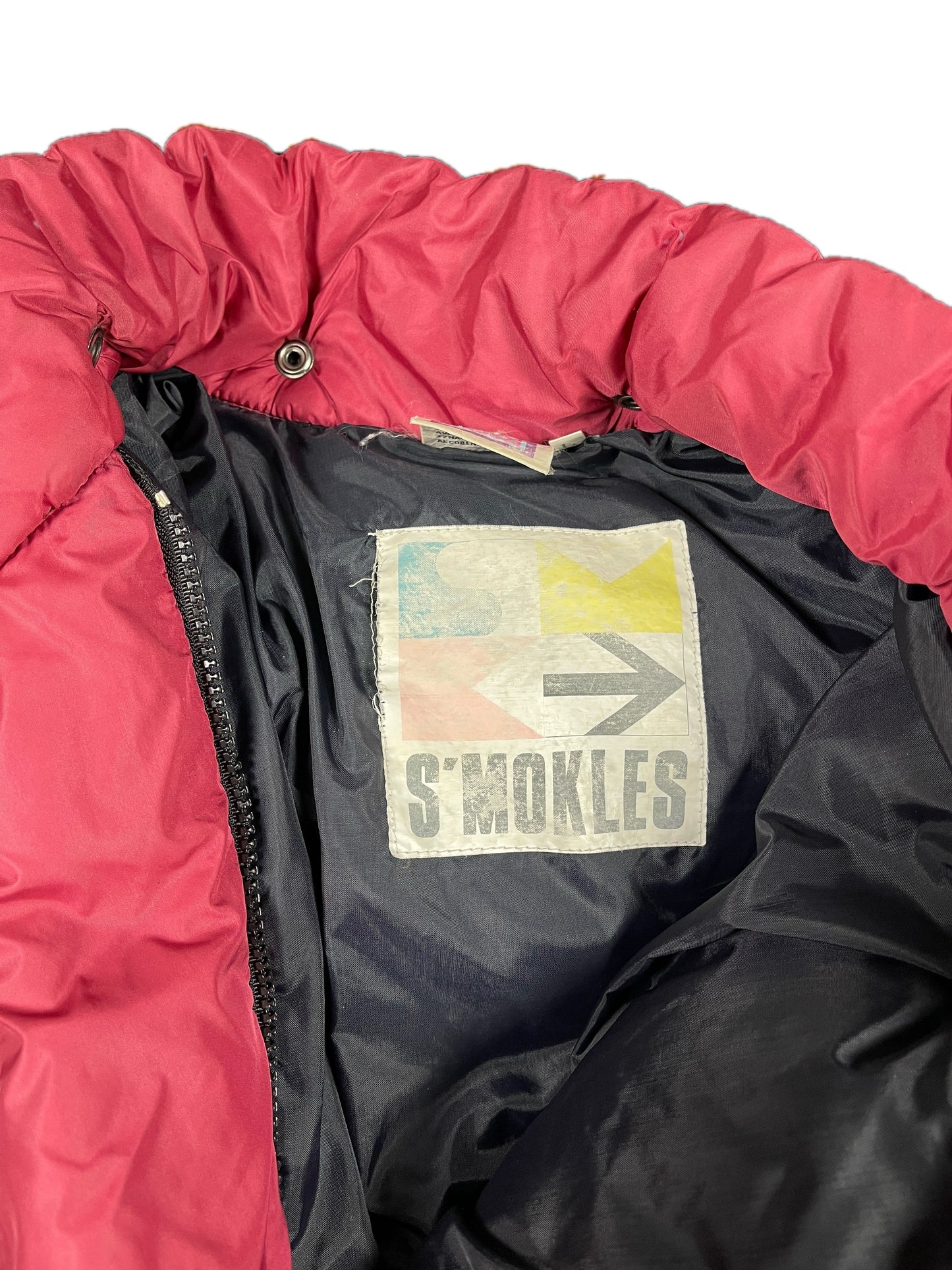 Vintage S'Mokles Down Jacket Black Brown - L
