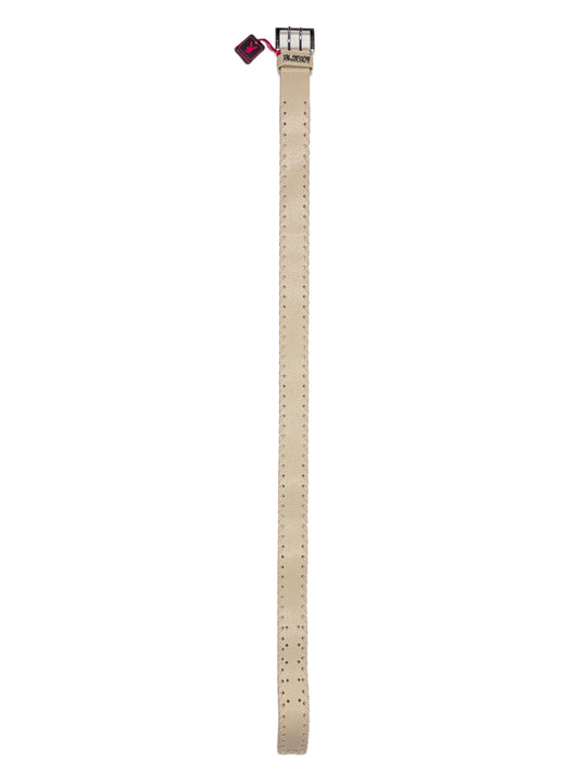 Y2k Playboy Belt Cream Pink 2004