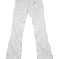 Y2k Miss Sixty Low Waist Flared Denim Pants White - L