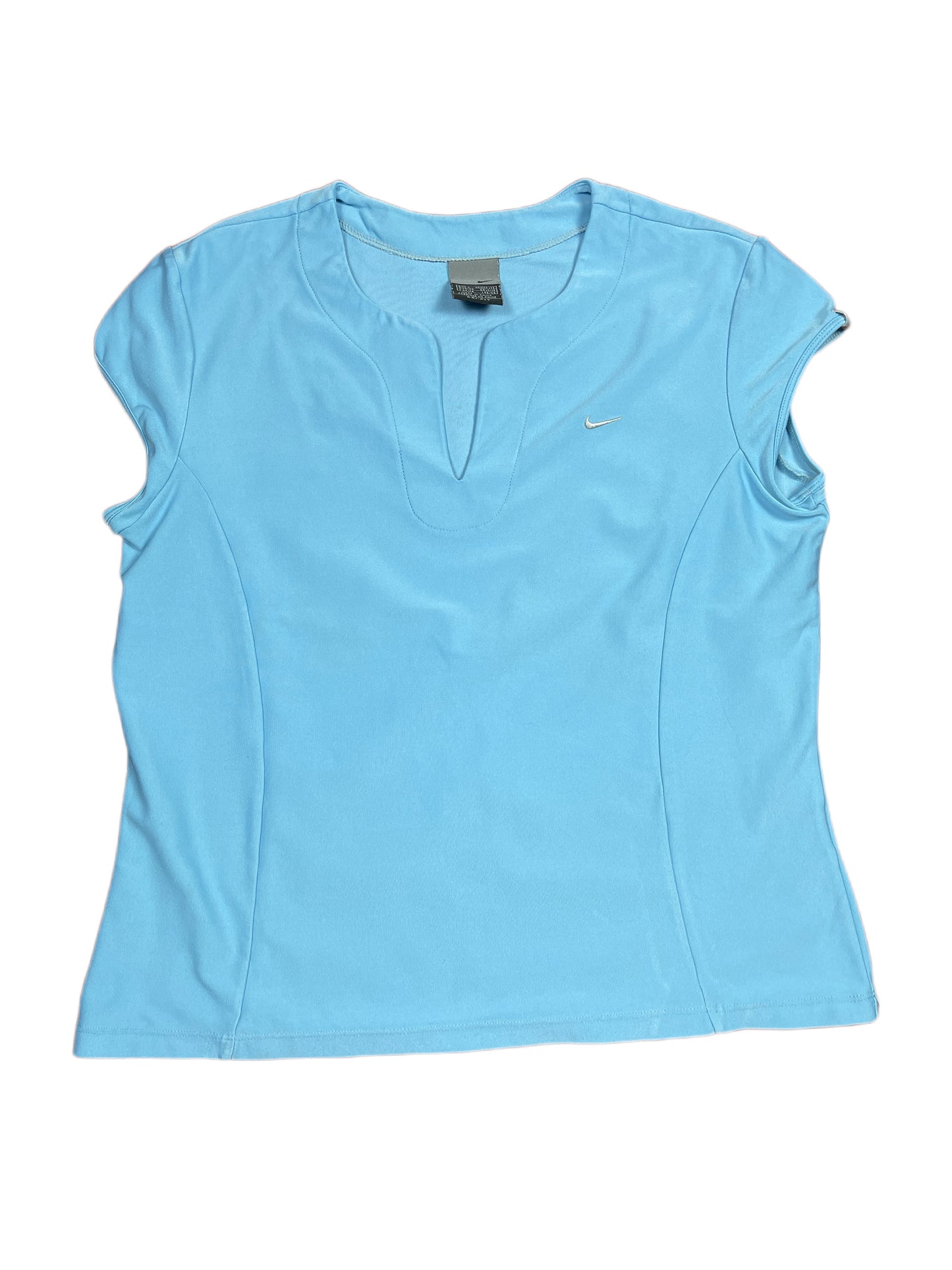 Y2k 2000s Nike Short Sleeve Sport Top Blue L