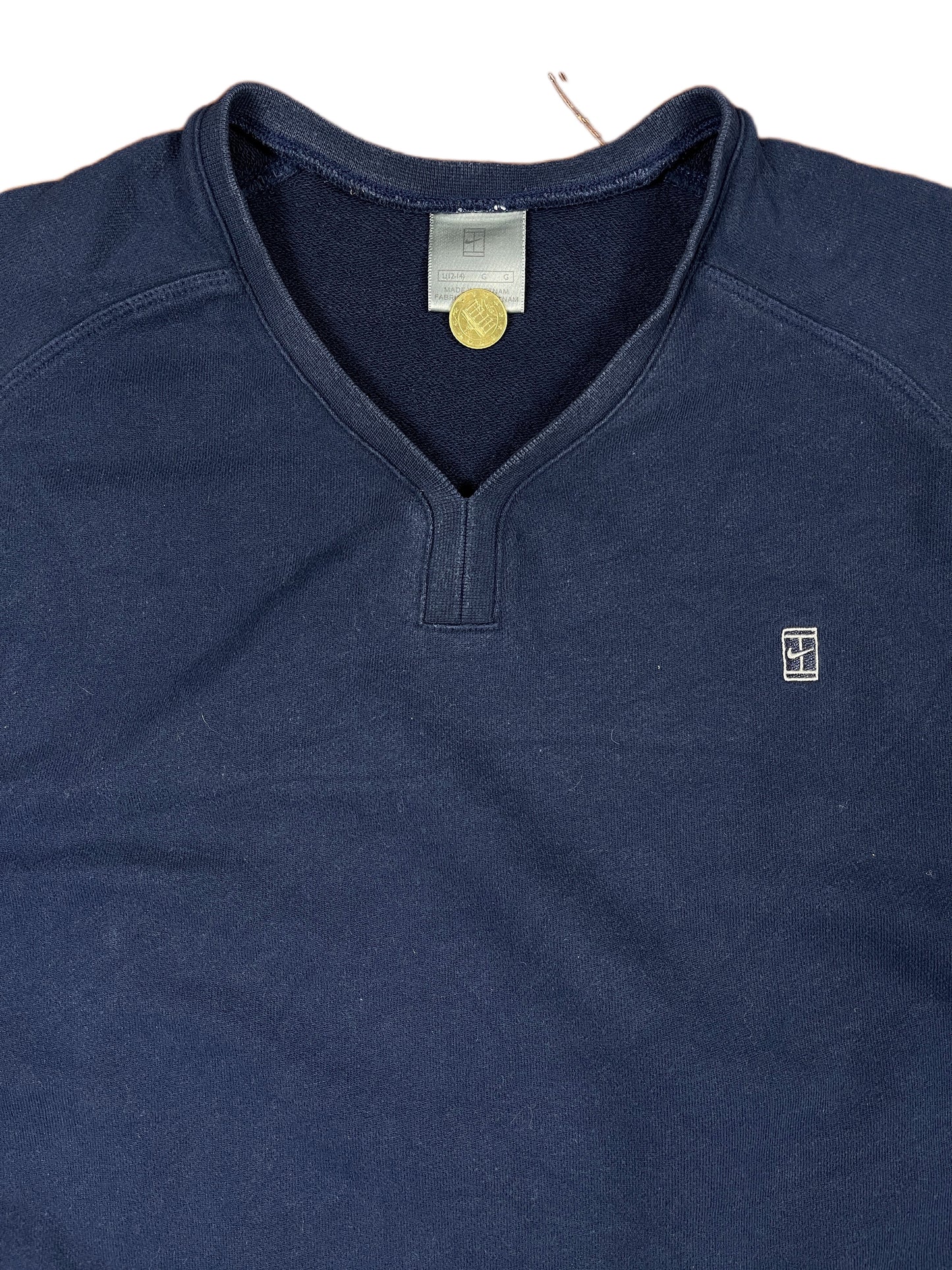 Vintage Nike Challenge Court 2000s Sweatshirt Navy - L