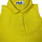Vintage Fila Sleeveless Top Yellow - XL