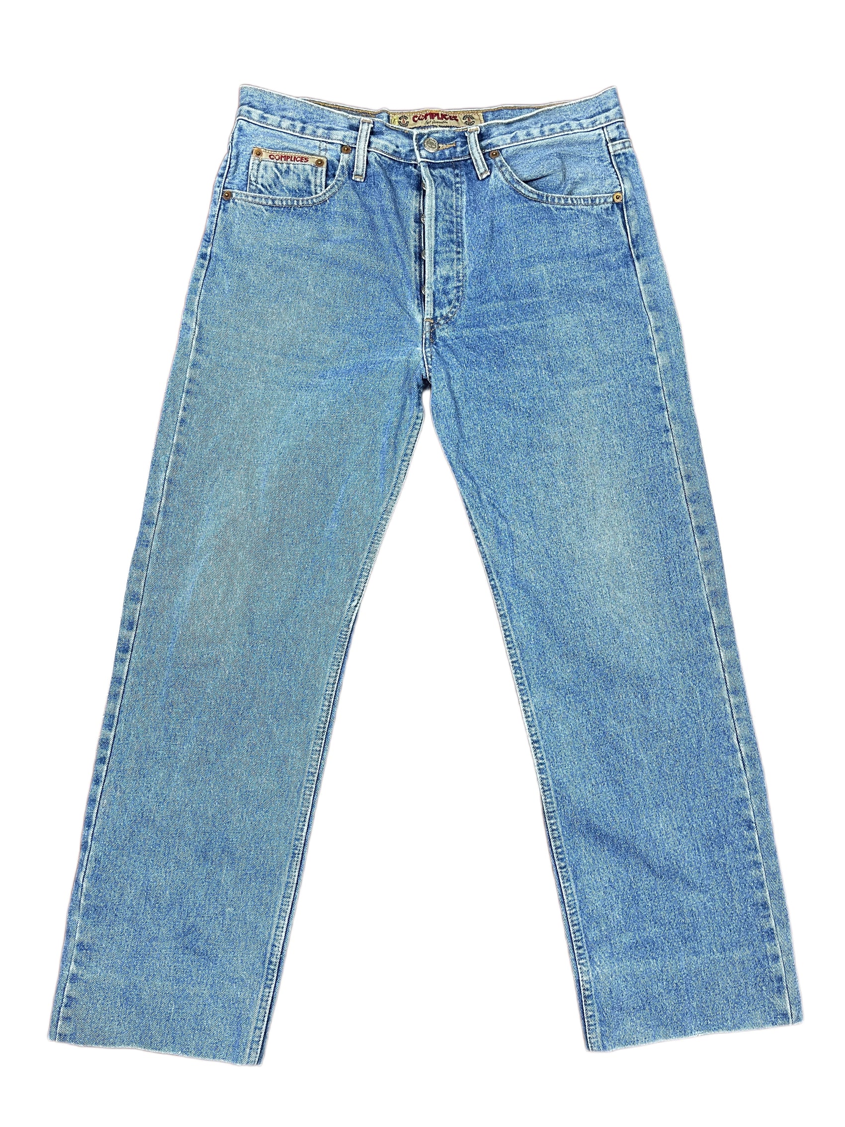 Vintage Complices Denim Pants Blue - M