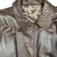 Vintage Carlop Bomber Leather Jacket Brown - M