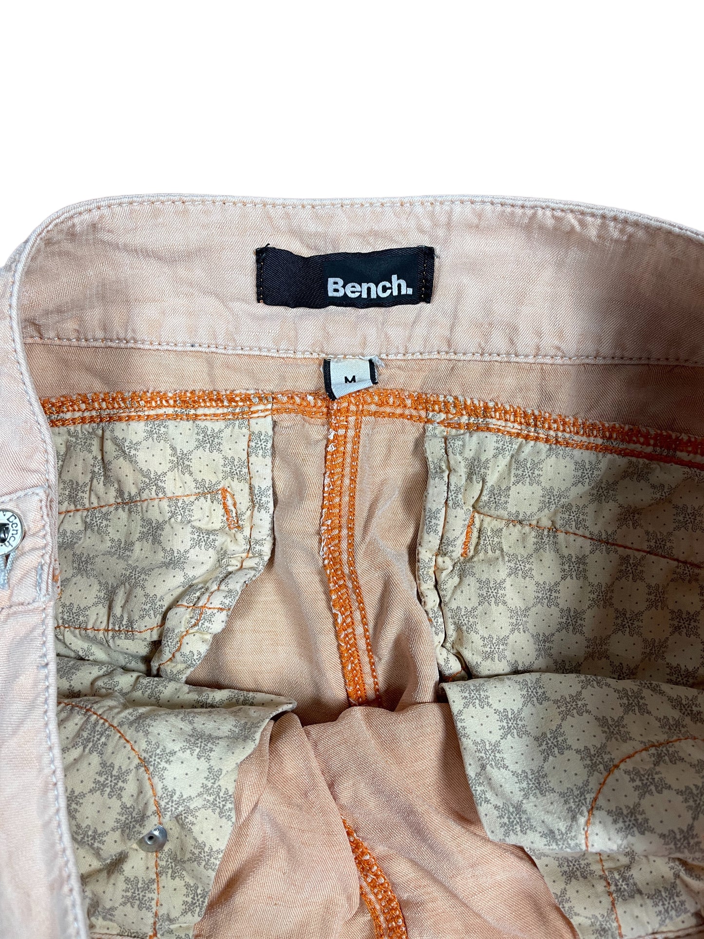 Y2k Bench Skirt Apricot - M