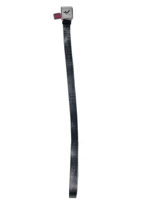 Y2k Playboy Leather Plug In Belt Black 2004