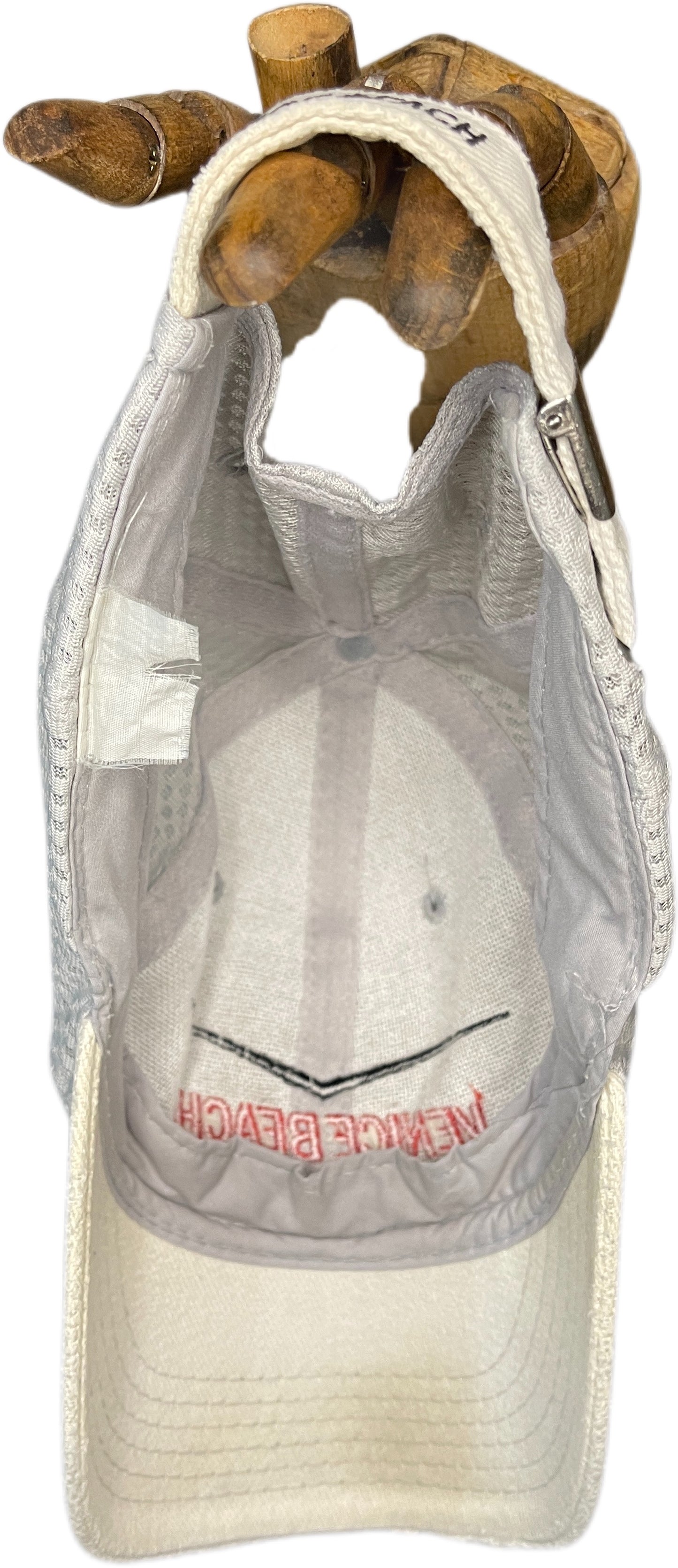 Vintage Venice Beach Distressed Cap White