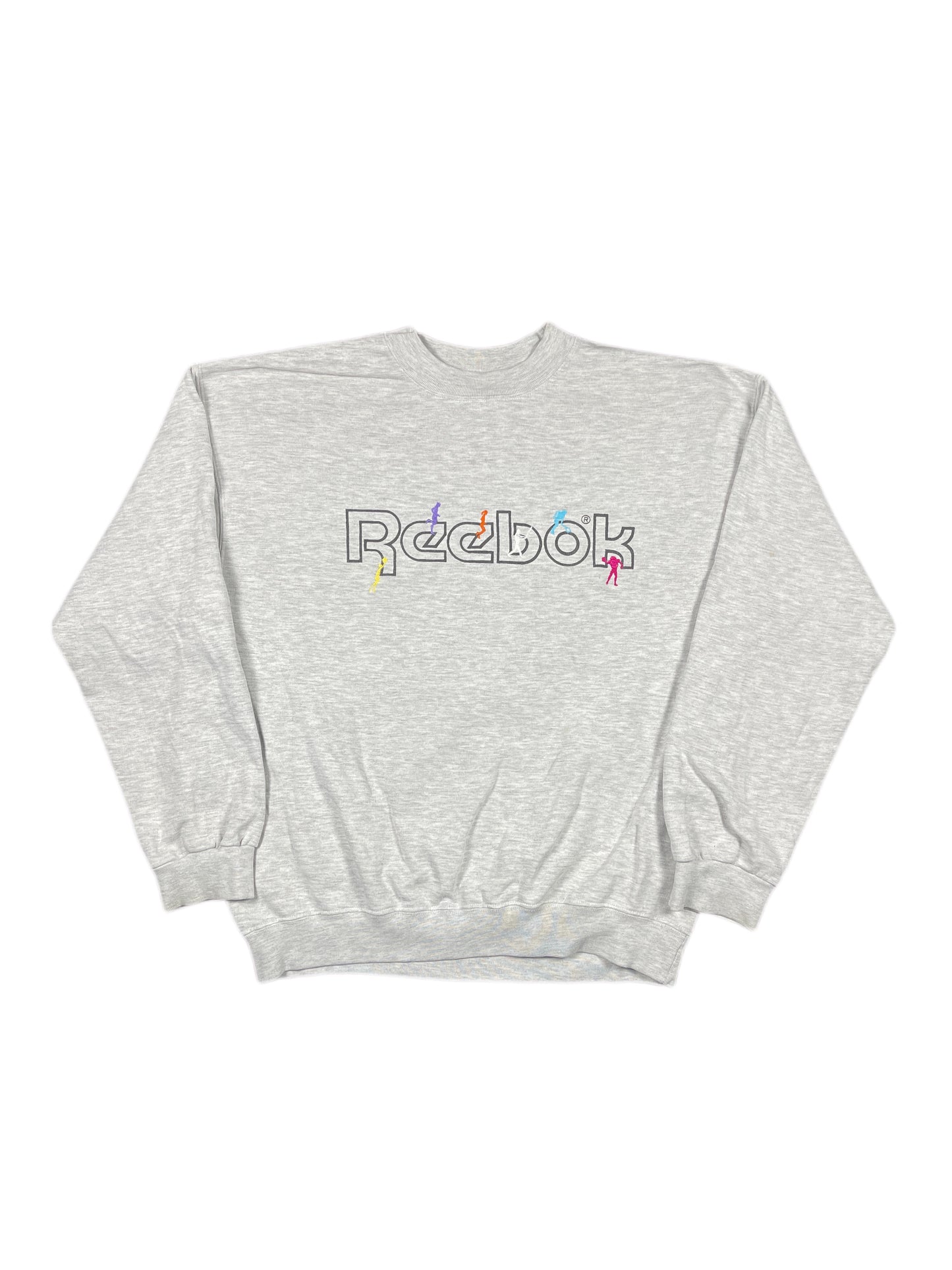 Vintage Reebok Sweatshirt Gray - S