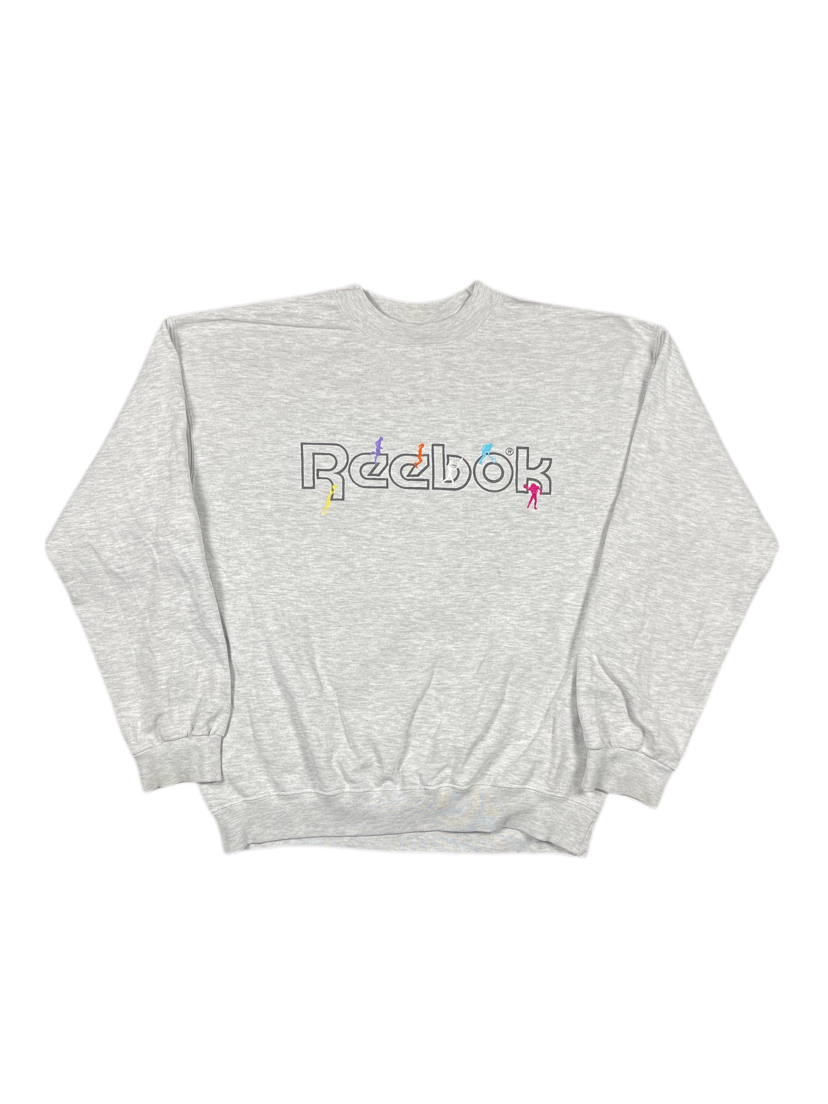 Vintage Reebok Sweatshirt Gray - S
