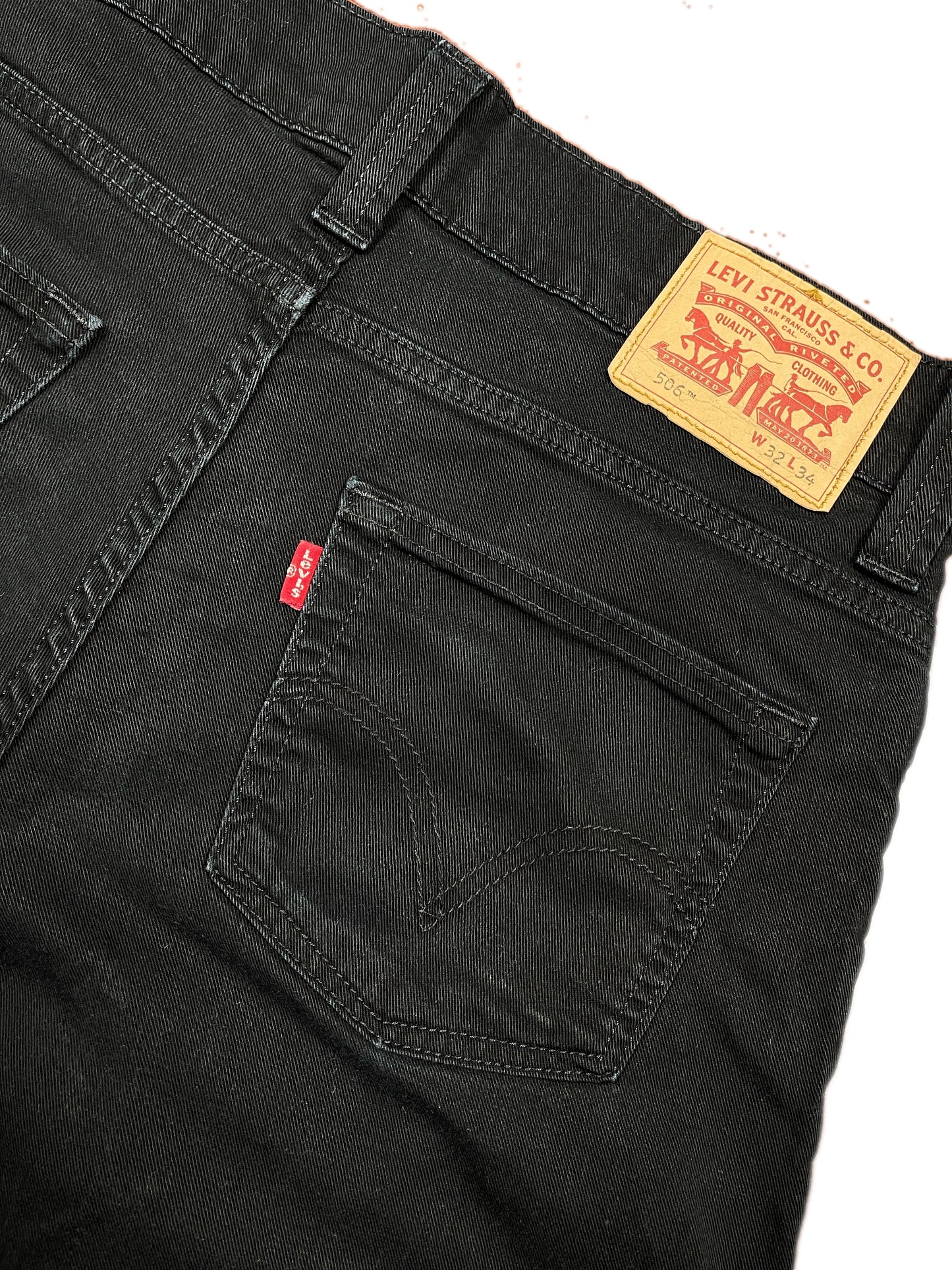 Y2k Levi's 506 Denim Pants Black - M