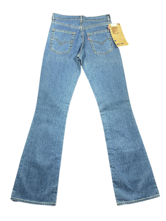 Vintage Levi's Flared Low Waist Denim Pants Blue - M