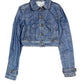 Y2k Mango Denim Jacket Blue - S