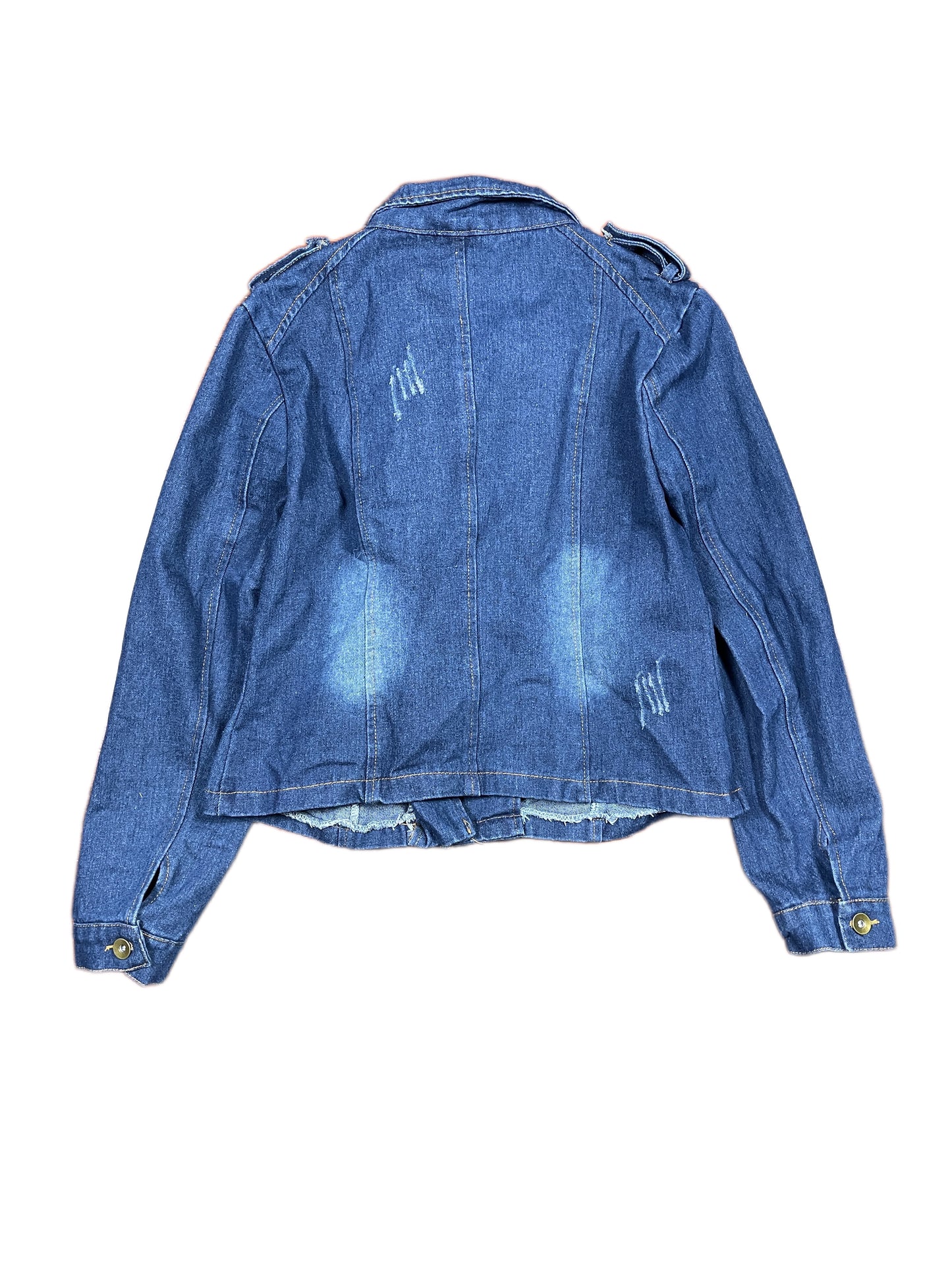 Y2k Denim Jacket Blue - XL