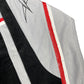 VIntage Reebok Flannel Velur Sport Jacket Black Gray - M