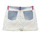 Y2k Replay Denim Skirt Blue White - M