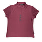 y2k 95b Paris Short Sleeve Top Burgundy - S/M