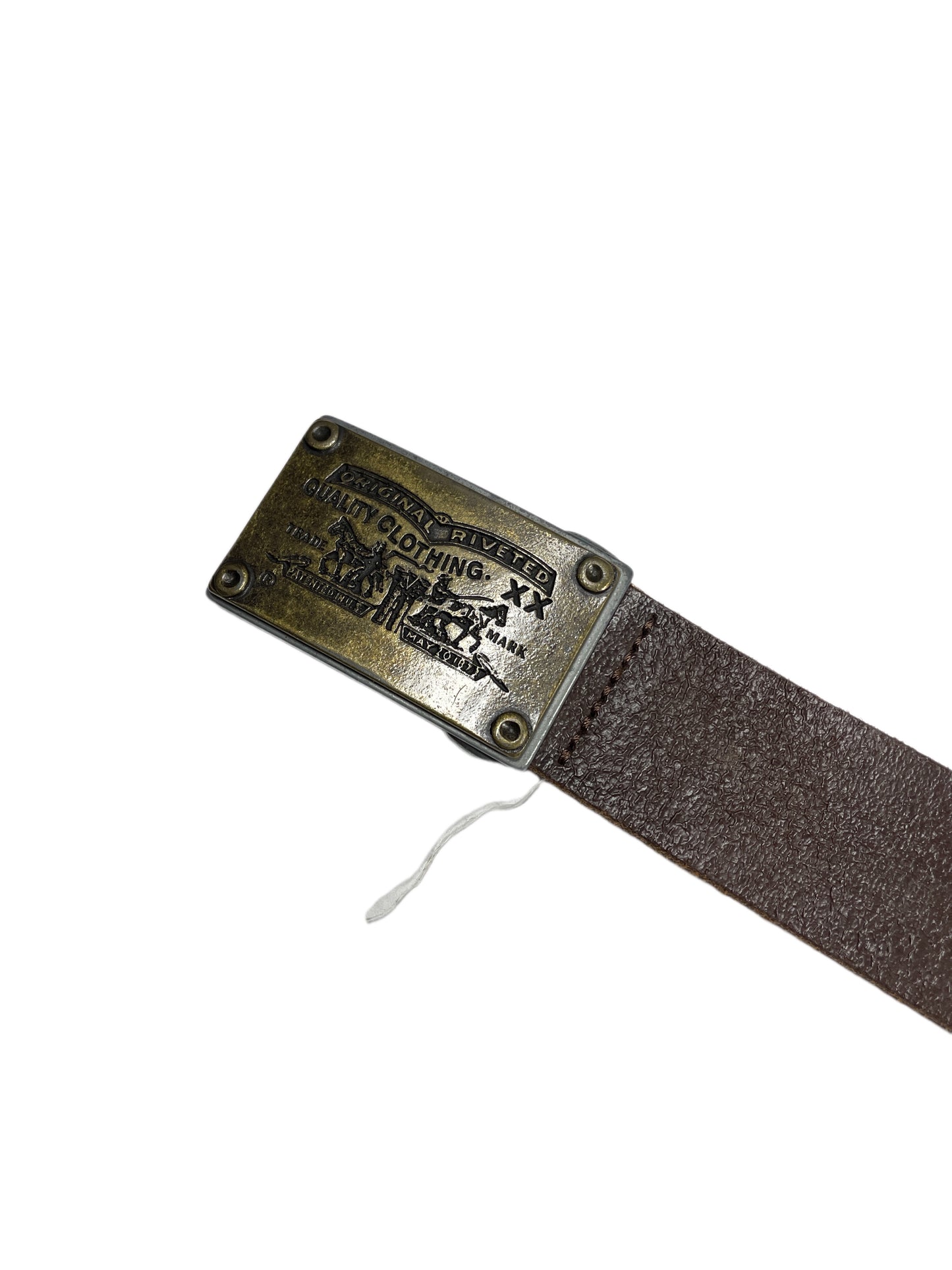 Y2k Levi's Leather Belt Brown