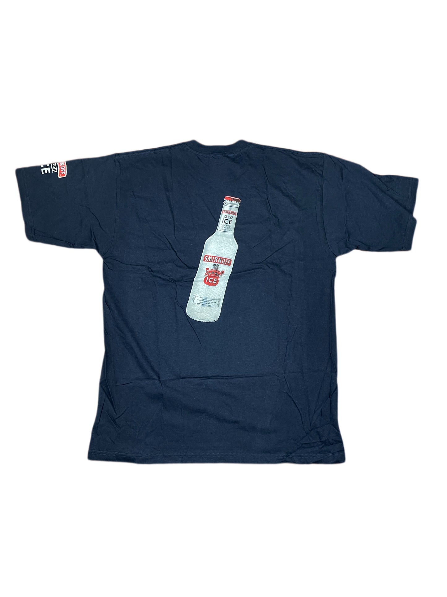 Y2k Smirnoff T-Shirt Navy M