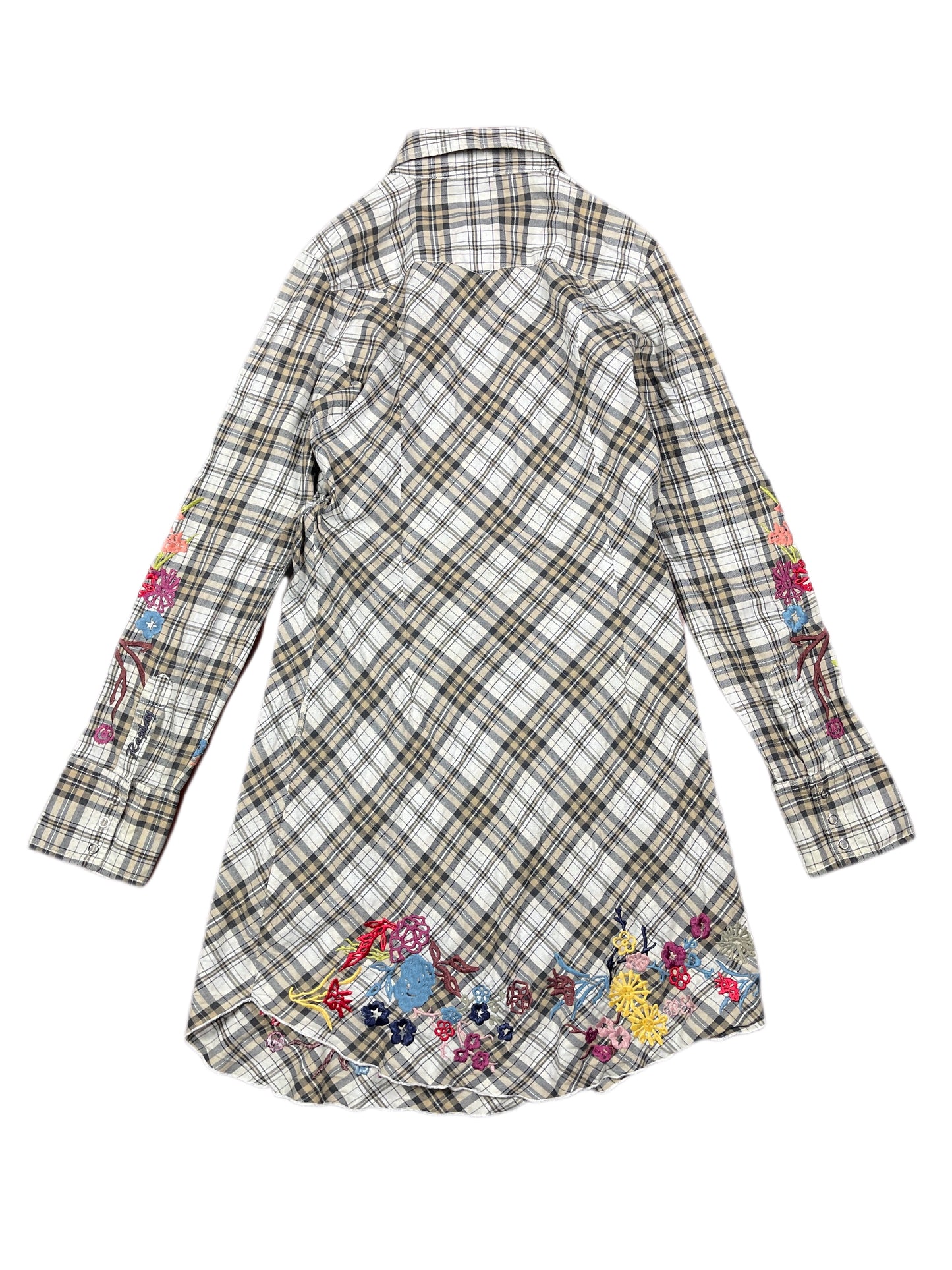 Y2k Replay Long Sleeve Dress Replay - M