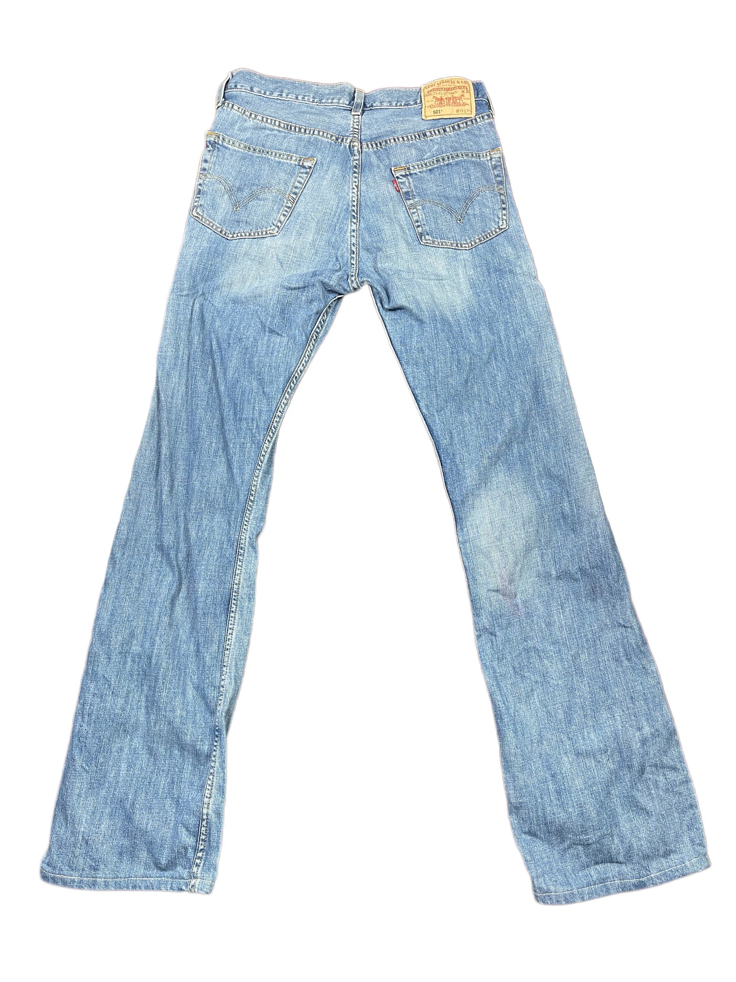 Vintage Levi's 501 Denim Pants Blue - M/L