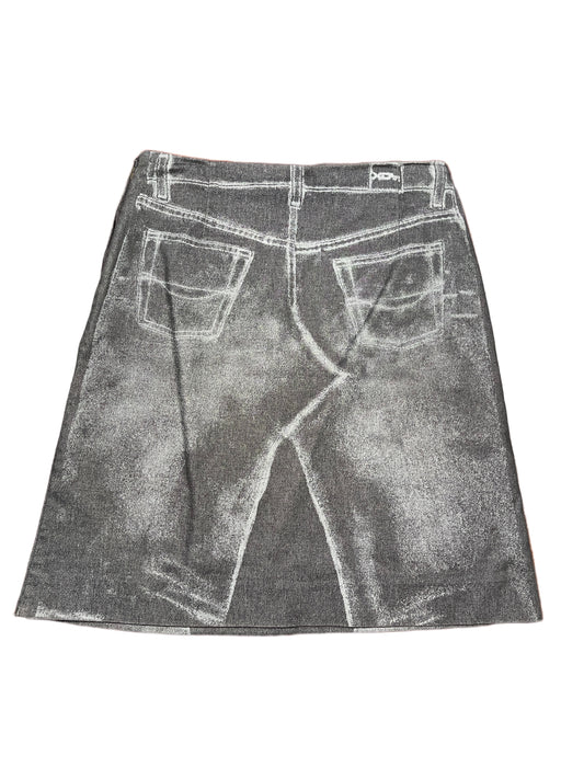 Y2k XDYE Skirt Gray - L