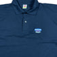 Vintage Danone Street Polo Shirt Navy - L