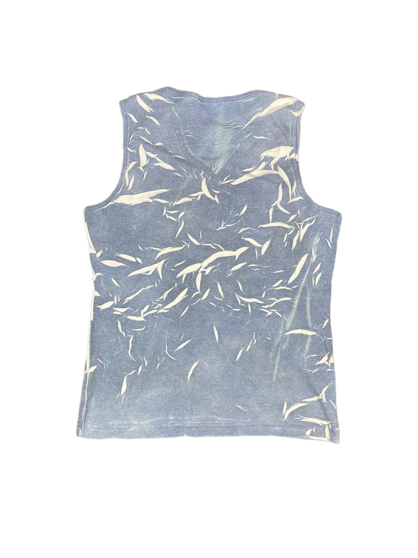Y2k Sleeveless Top Blue - M