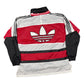 Vintage Adidas Sports Jacket Red Black White - XL