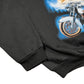 Y2k Sweatshirt Panther Motorcycle Black - L/XL