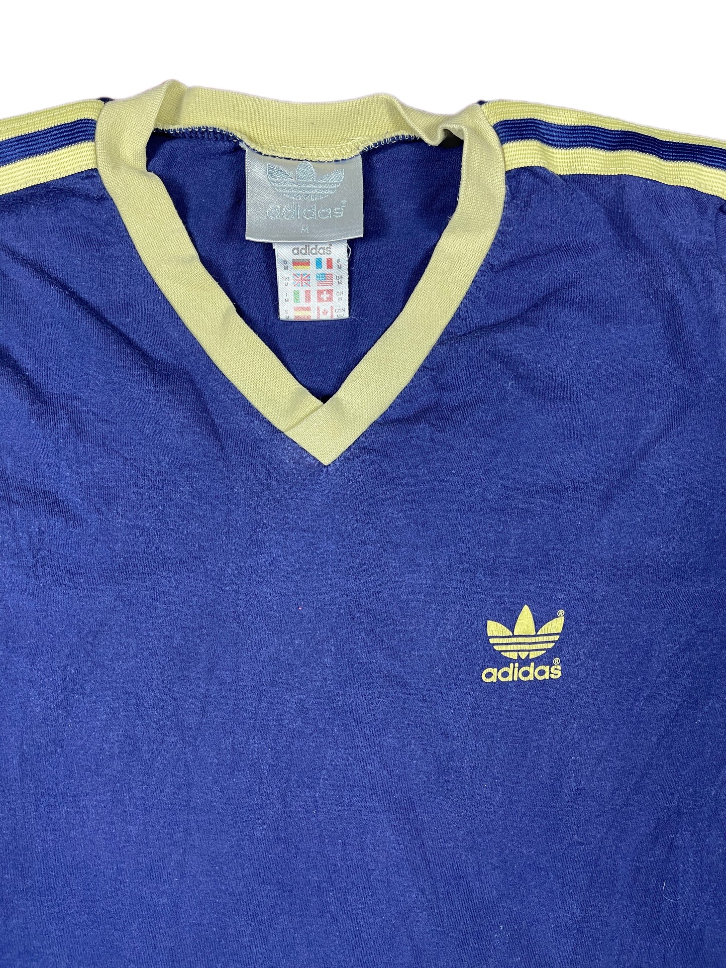 Vintage Adidas Long Sleeve Navy - M