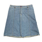 Y2k Anne Lagrange Denim Skirt Blue - XXL