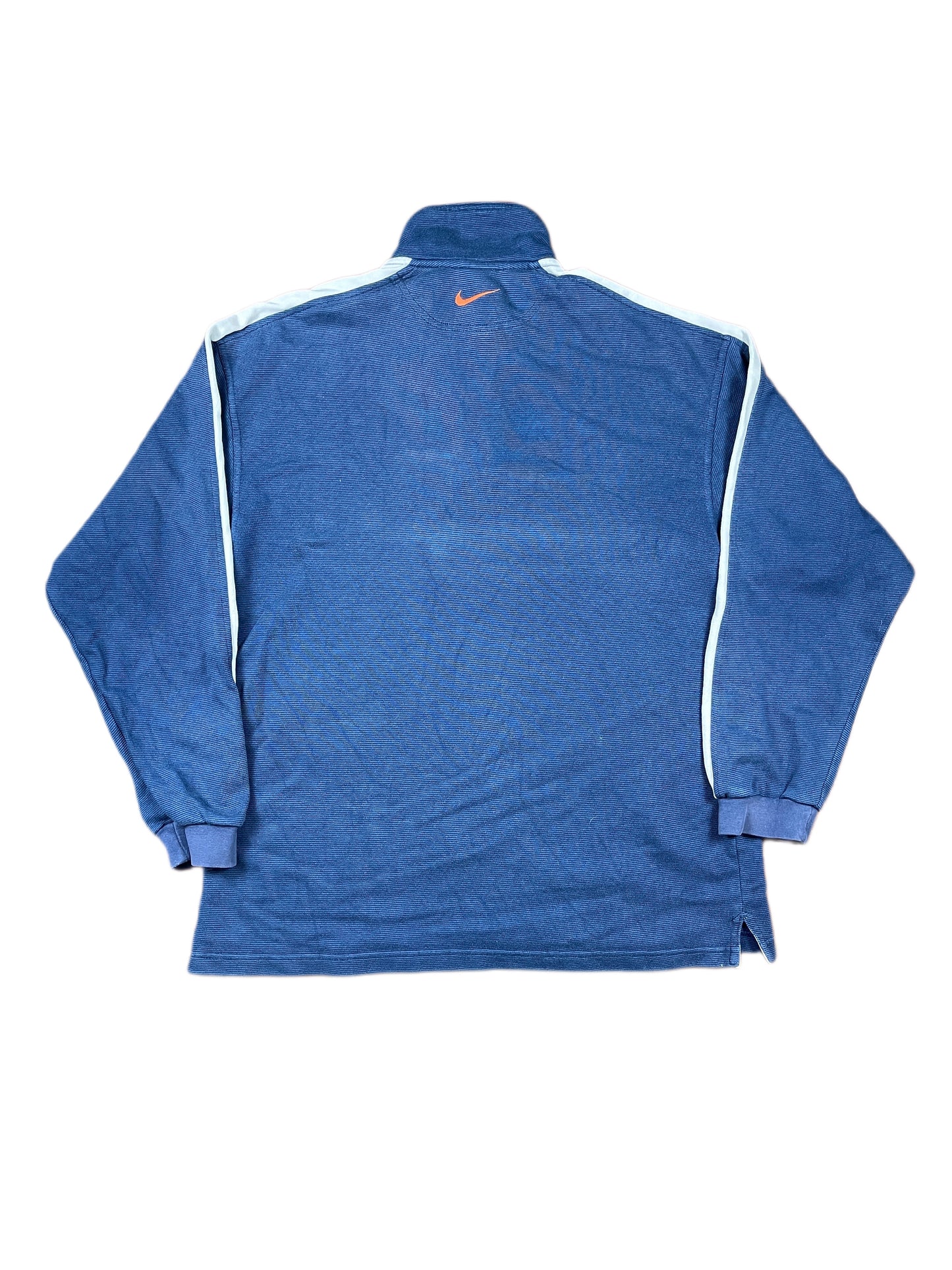 Vintage Nike 1990s Zip Through Sweatshirt Navy - L