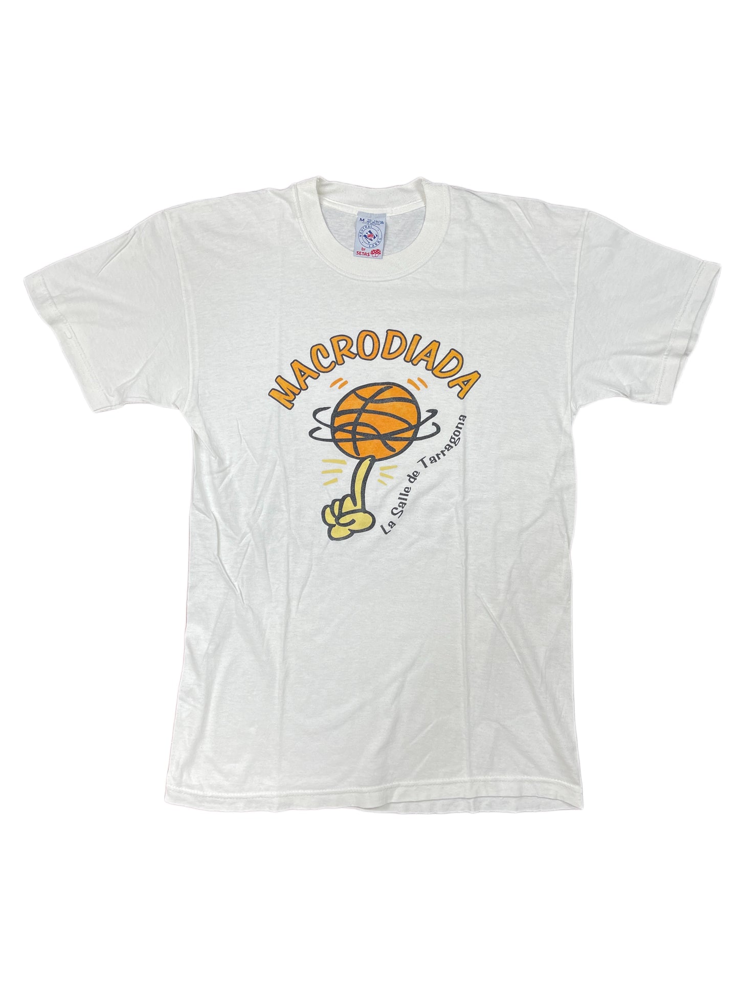 Vintage BAsketball T-Shirt White M
