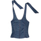 Vintage Denim Sleeveless Top Blue - M