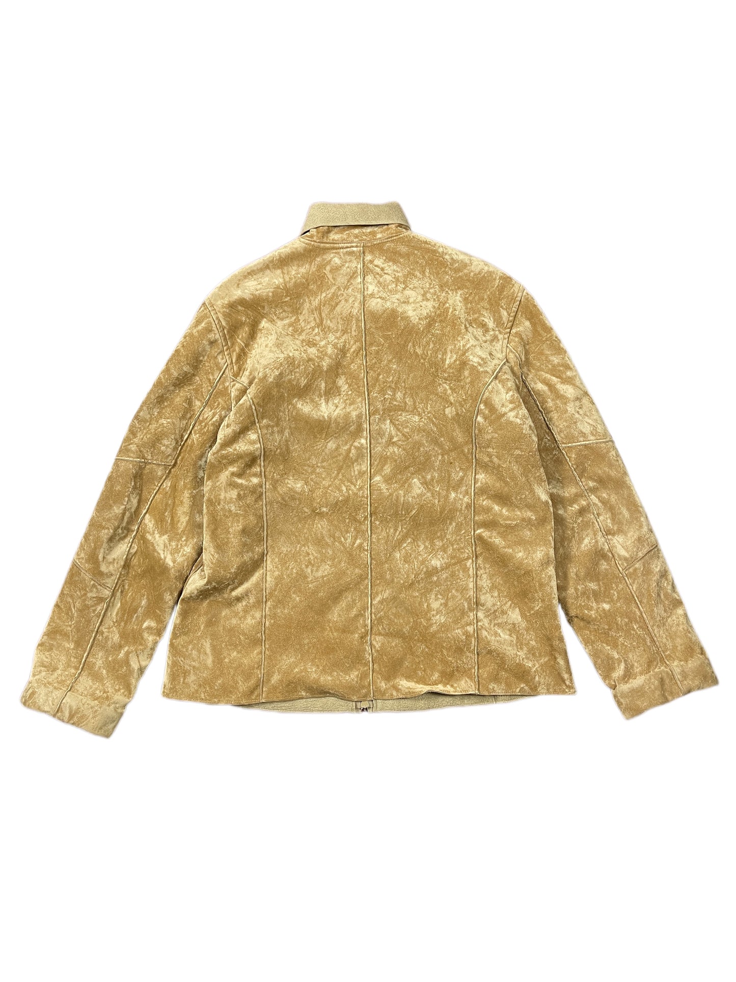 Vintage Neworld Velvet Jacket Beige - XXL