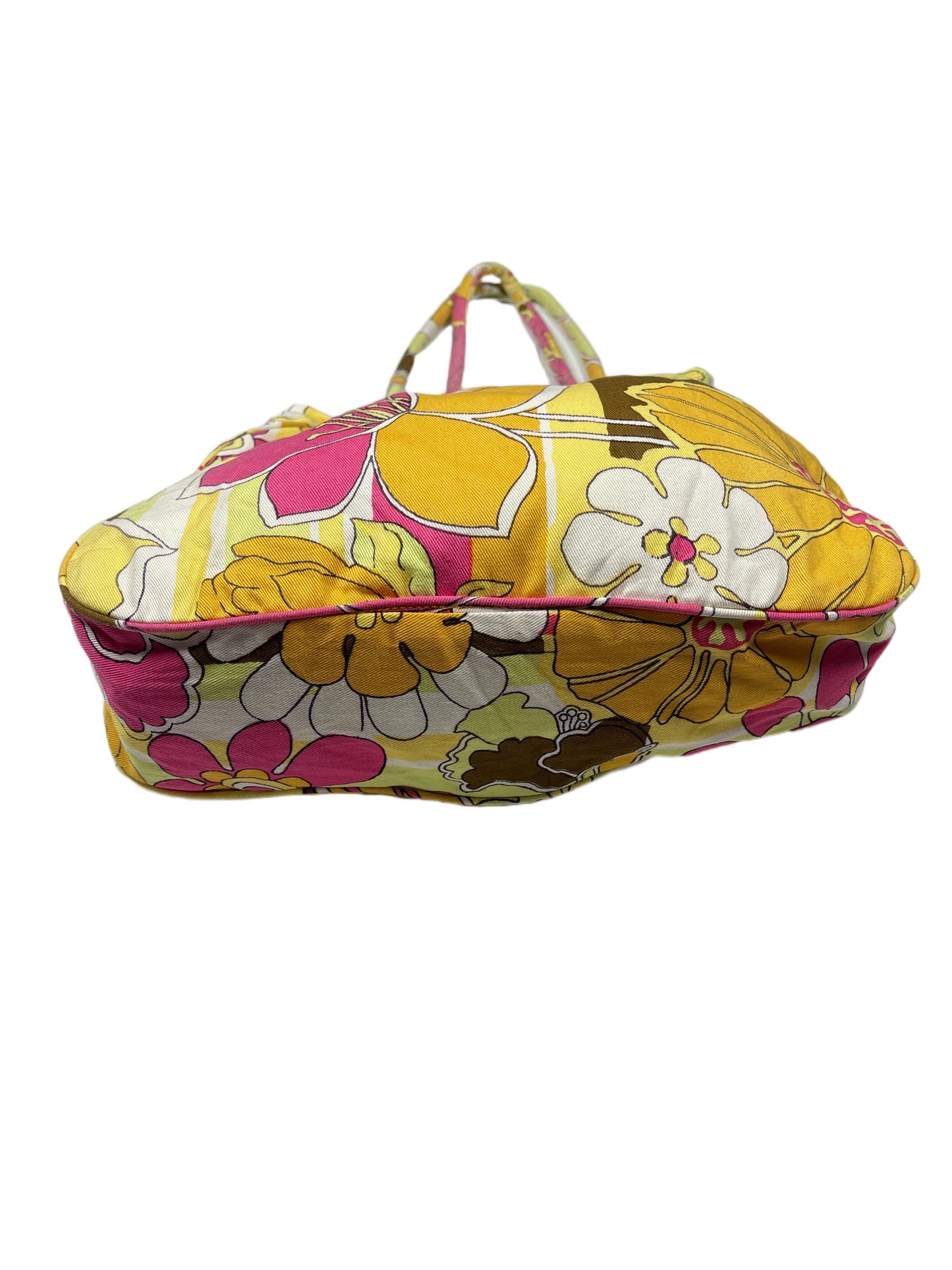 Y2k Cotton Shoulder Bag Multicolor