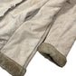 Vintage Faux Fur Coat Beige - M
