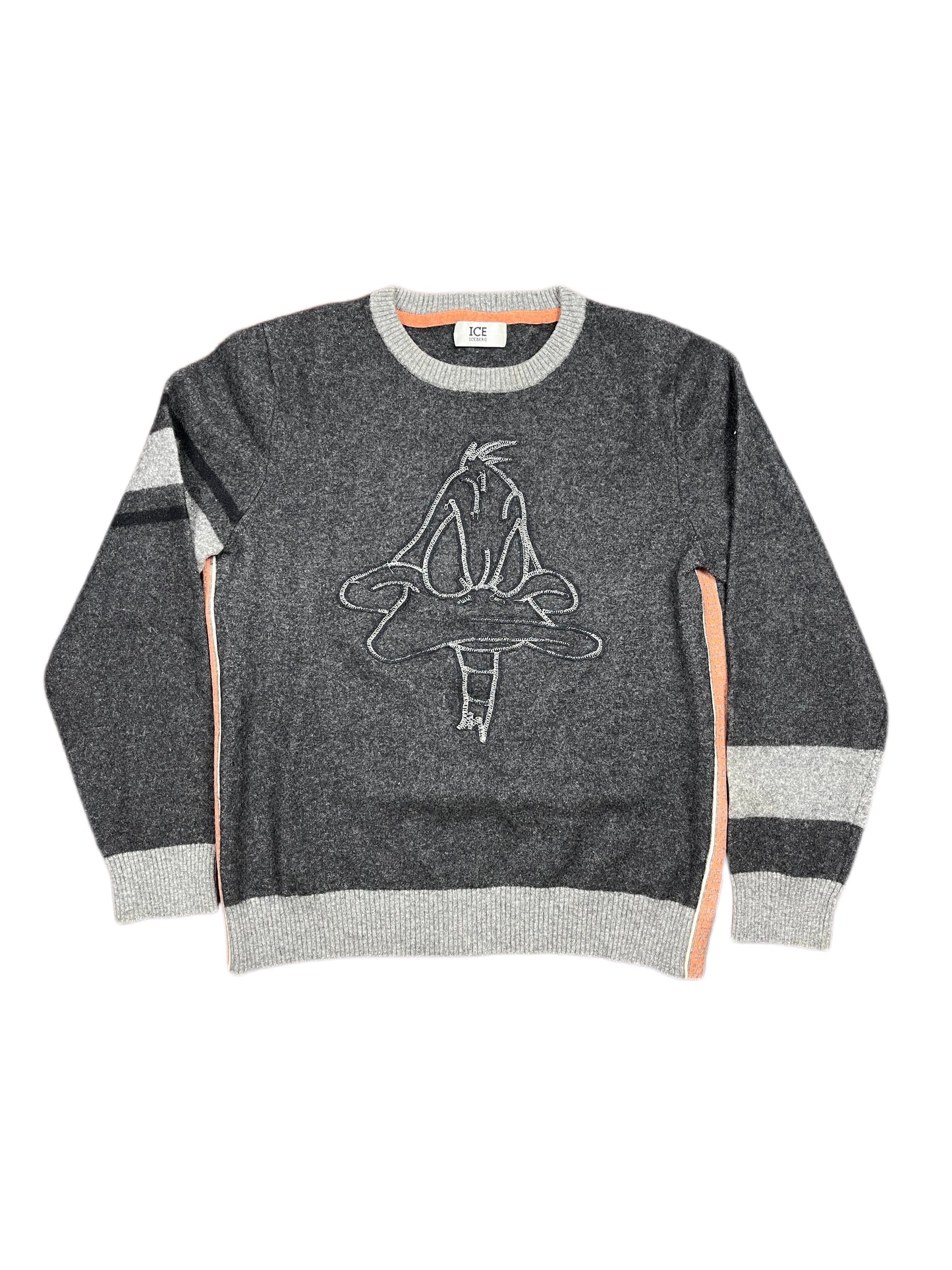 Iceberg Looney Tunes Warner Bros Knitted Sweatshirt Gray - XS/S