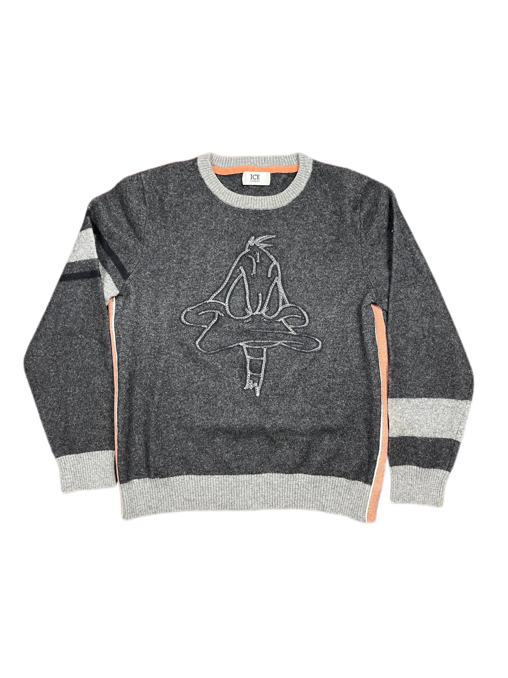 Iceberg Looney Tunes Warner Bros Knitted Sweatshirt Gray - XS/S