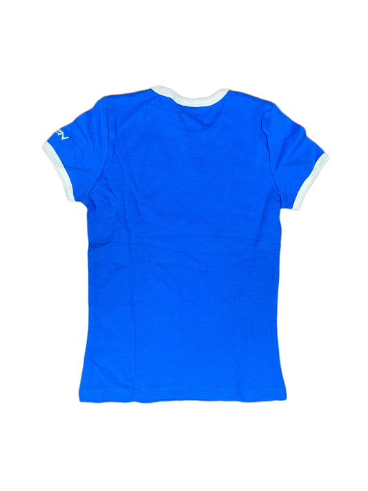 Y2k Spoon Deadstock Short Sleeve Top Blue - S