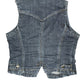 Y2k Msasa Jeans Denim Vest Blue - M/L