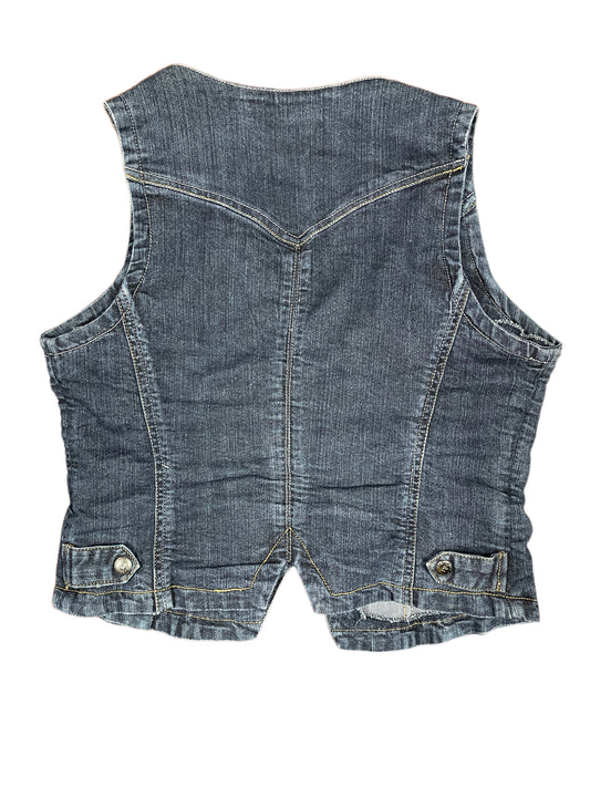 Y2k Msasa Jeans Denim Vest Blue - M/L