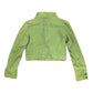 Y2k Tight Knickers Denim Jacket Green - S